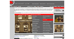 Desktop Screenshot of irishart.com